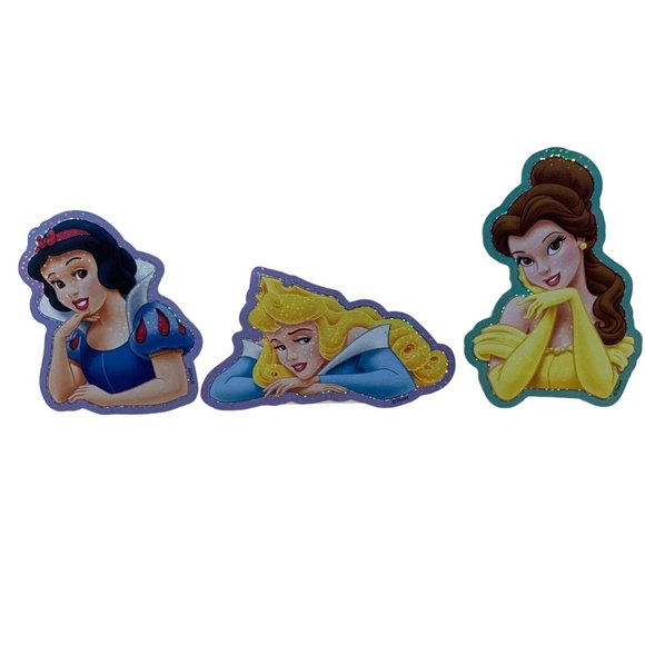 Disney Sandylion Princesses Vending Machine Stickers Snow White Aurora Belle - Picture 1 of 8